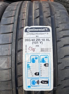 265/40 ZR18 101Y XL Continental CSC3 (0316)